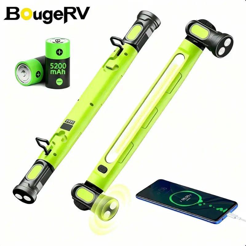 Hood Work Light Bar  3000LM LED Magnetic 5200mAh Rechargeable